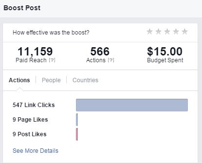 bored kiwi facebook ad results