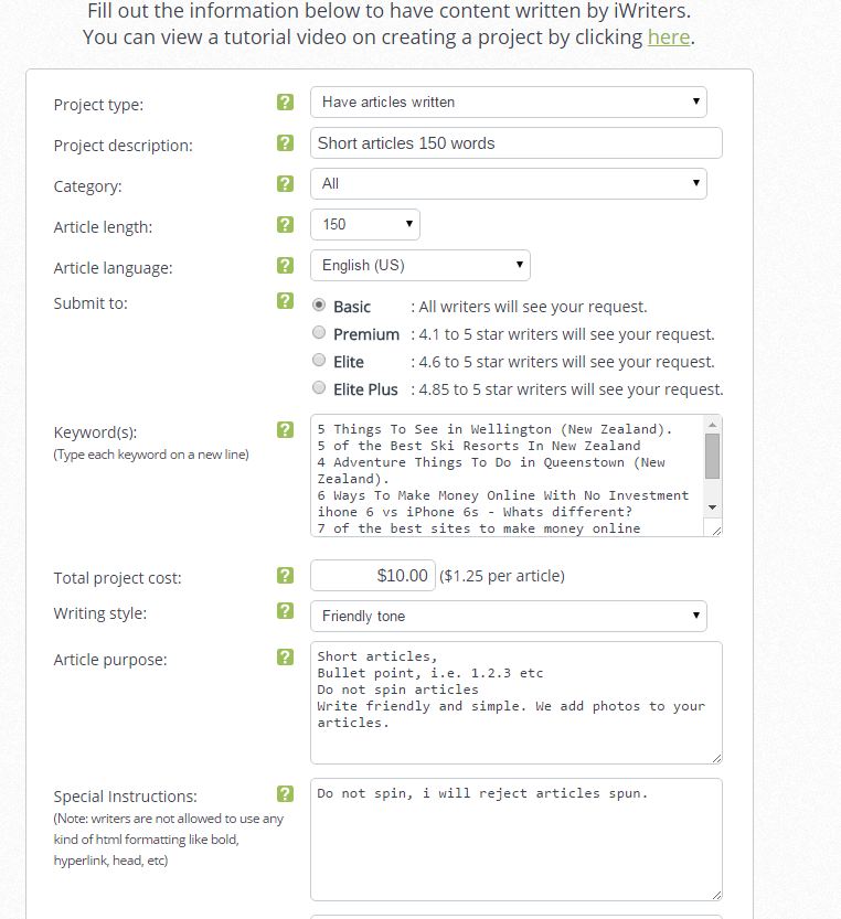 iwriter articles buyers