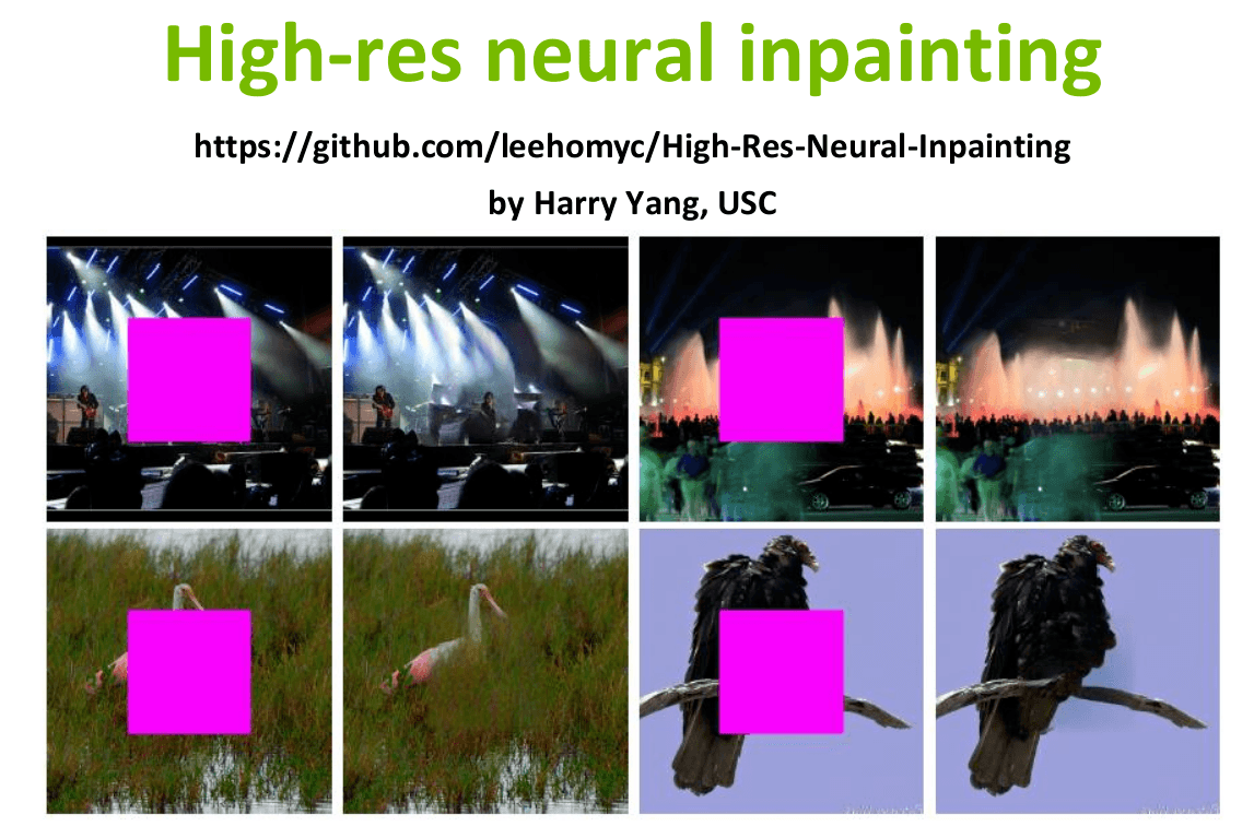 neural inpainting